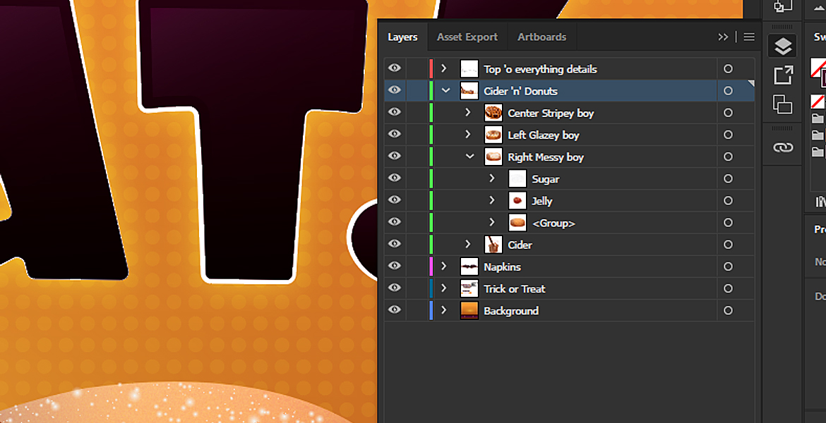 organized layers